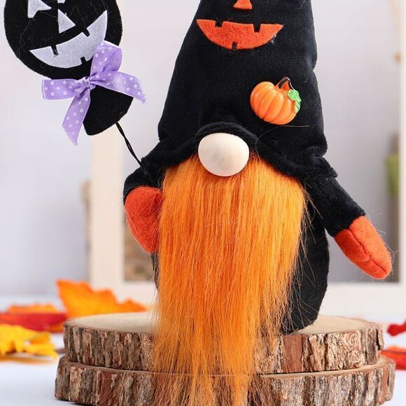 Halloween Faceless Gnome Plush Doll Toy Ornament - Picture 4 of 4